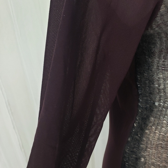 Aldo Martins mixed media patchwork WOW sheer mesh top size 12 - Picture 4 of 8